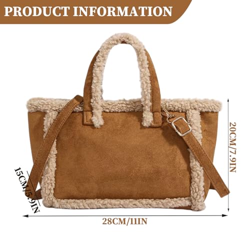 Sac en daim marron avec sangle pour ne plus manquer d'espace - 4