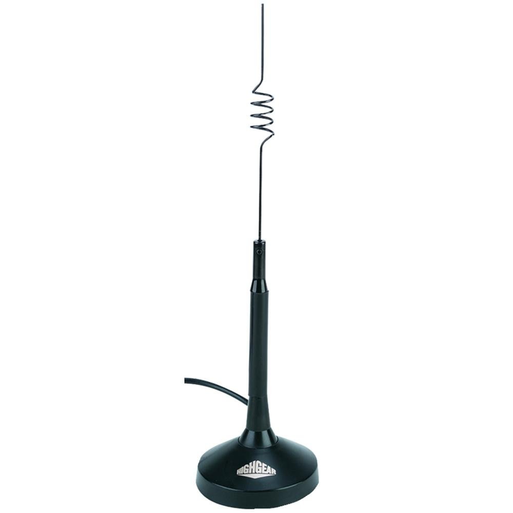 cobra hg a1000 18.5 inch magnetic mount cb antenna – heavy duty magnet, for use in cars, suvs recreational vehicles 100 watt power handling capability, black