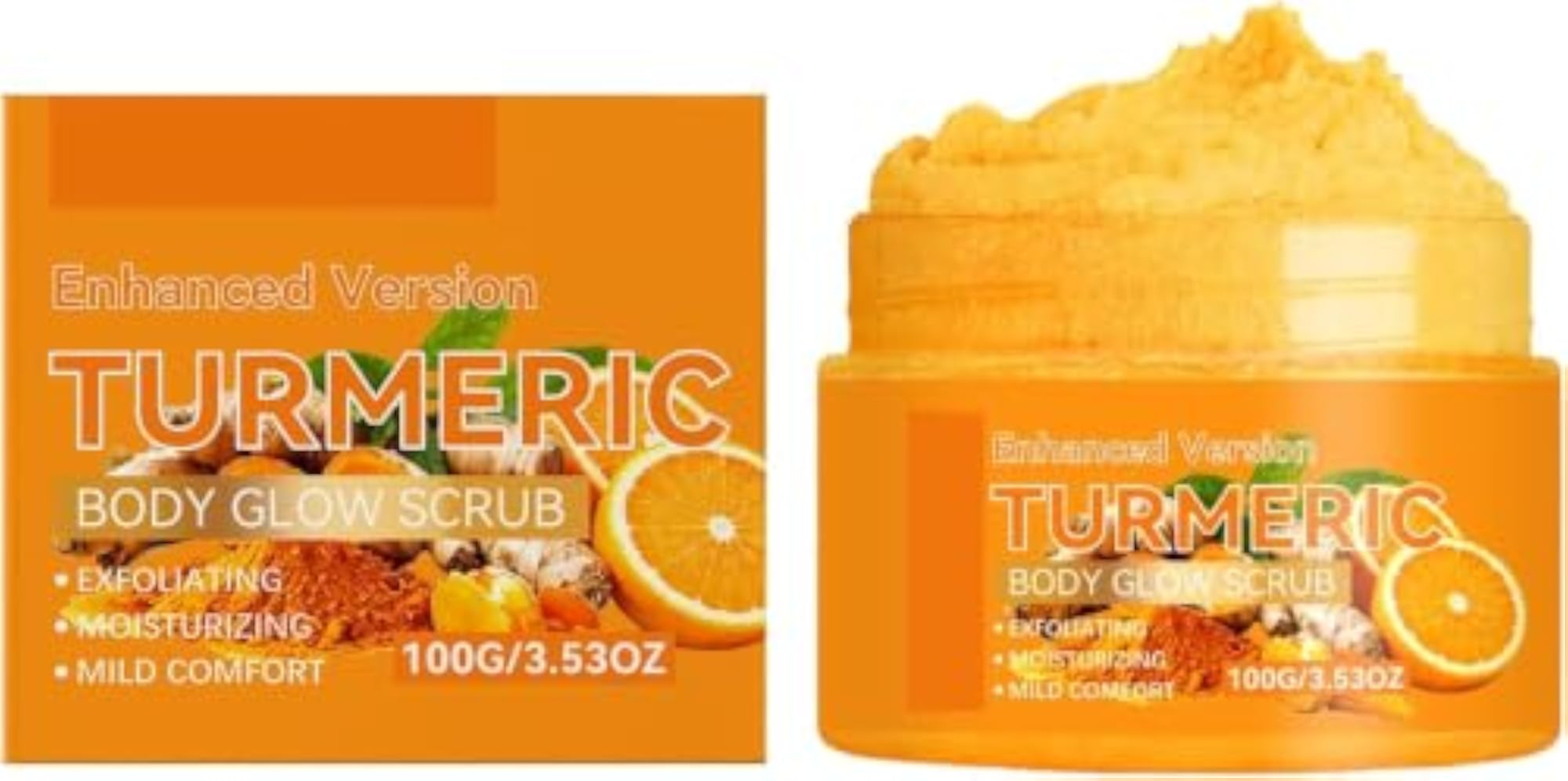 Turmeric Body Scrub - Exfoliating & Moisturizing for Dry Skin