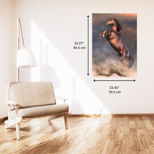 Puzzle Compact 500 pièces : Etalon sauvage Clementoni Puzzles - vue 6