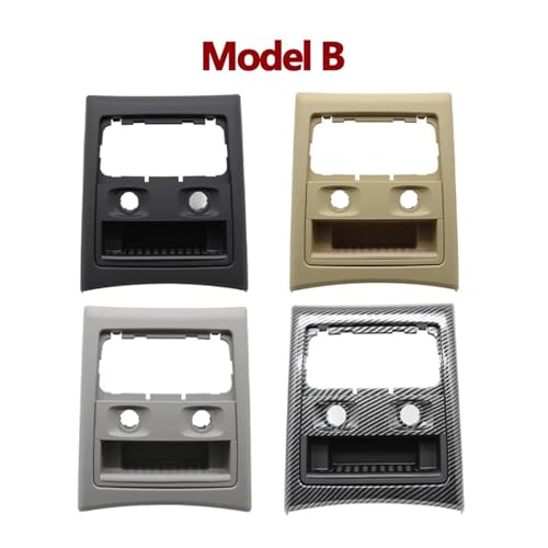 Grille de ventilation BMW E90 E91 orientable avec cadre de climatisation et cache cendrier gris - 5