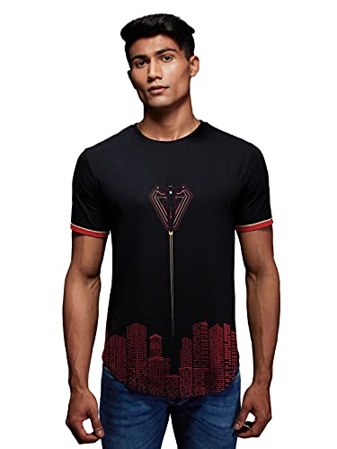 Image of The Souled Store |Men & Boy's Official Round Neck Iron Man First Flight | Half Sleeve Color 100% Cotton | Printed Drop Cut Classic Fit T-Shirts