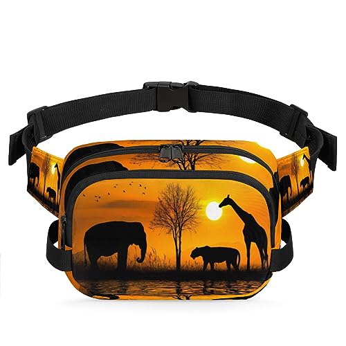 African Safari Animals Fanny Pack