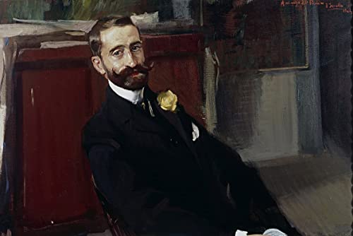 Affiches sur toile portrait de jacinthe Sorolla 50x70 cm pour raviver un mur blanc