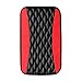 Moly Magnolia Car Center Console Cushion Pad, Universal Leather Waterproof Armrest Seat Box Cover Protector,Comfortable Car Decor Accessories Fit for Most Cars, Vehicles, SUVs (Red)