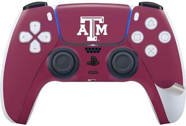 Skinit Decal Gaming Skin Compatible with PS5 Pro Bundle - Officially Licensed Texas A&M University TAM Design