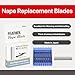 Feather - Nape Blades - Single Edge Guarded Replacement Blades – Fits Feather Nape & Body Razor – For Thinning, Layering, Precision Styling & Body Hair Removal – Japan Made - 10 Pack
