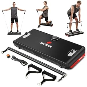 Home Gym All in One Exercise Equipment 5 Speed Adjustable Resistance Fitness Equipment Home Gym Equipment Multi Mode at Home Workout Equipment