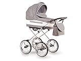 Retro Kinderwagen Set Babyschale und isofix Optional Eleganto by SaintBaby Stone CE 03 2in1 ohne Babyschale