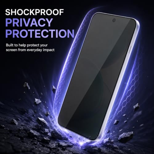 Image of FIRST MART Privacy Tempered Glass for Oppo Reno 16 | Anti-Spy Screen Protector, Edge-to-Edge 9H Scratch Protection, Case-Friendly, Bubble-Free | Pack of 1