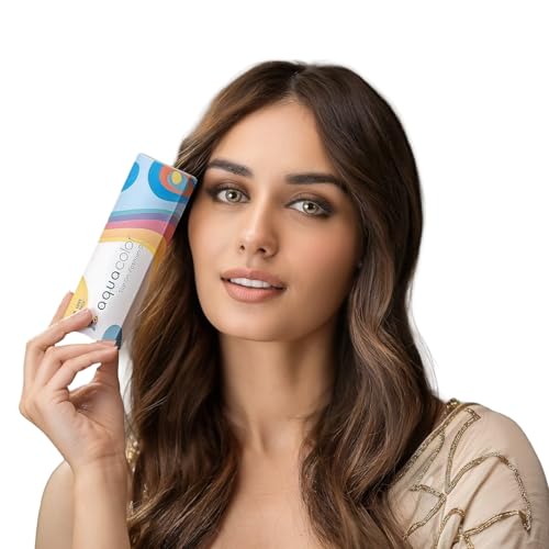 Image of Aquacolor Daily Disposable Colored Lenses with 0 Power - Dusky Brown - (10 Lens /Box)