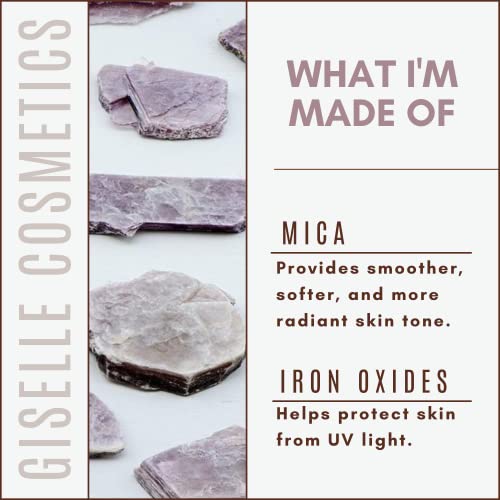 Giselle Cosmetics Loose Powder Organic Mineral Eyeshadow - Blue Purple #TOP5
