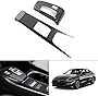 Karltys Compatible with Gear Shift Cover Hyundai Sonata DN8 2020 2021 2022 2023 Carbon Fiber Accessories Interior Center Console Gear Shift Panel Cover Trim ABS 2PCS