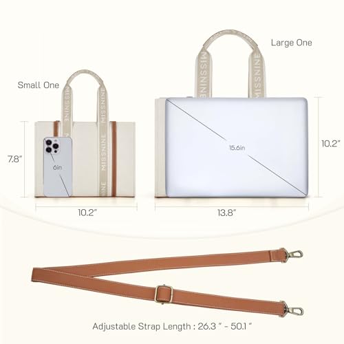 Missnine Tote Bag for Women Canvas Top Handle Satchel Purse Trendy Lightweight Hobo Shoulder Bag with Zipper2