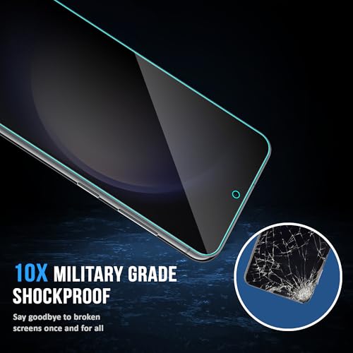 Image of ArmourPro Borderless Privacy Tempered Glass for Samsung Galaxy S23 / Samsung S22 - Anti-Spy Anti Peeping Screen Protector, Edge-to-Edge Coverage, 9H Anti-Scratch, Case Friendly, Easy Installation Kit