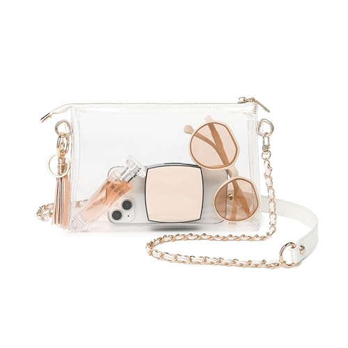 Sac à bandoulière transparent YGR petit format pour les stades