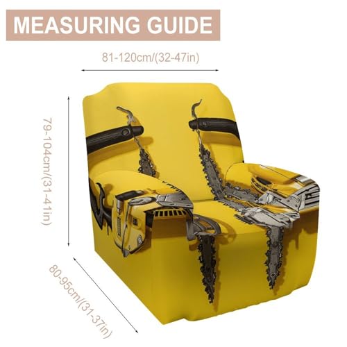 Housse de canapé extensible et durable jaune pour protéger votre fauteuil - 3