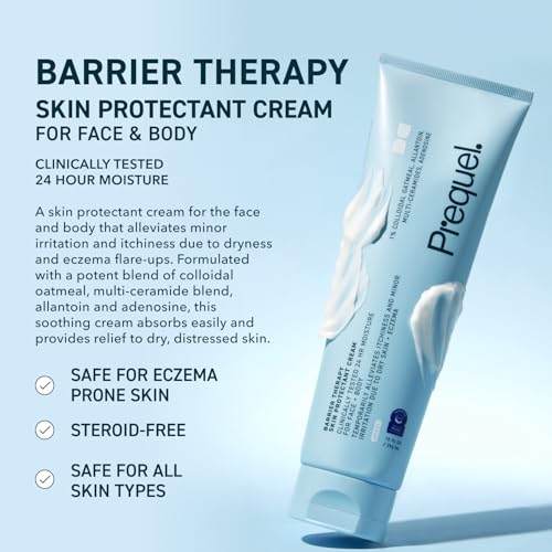Prequel – Barrier Therapy Skin Protectant Cream for Face and Body – Advanced Skin Barrier Repair Moisturizer To Soothe Dry, Irritated Skin And Lock In Moisture – 2 Pack - Image 3