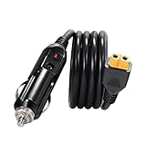 XT60 ポートを備えた12V 24V車載充電器 EcoFlow DELTA RIVER や Bluetti EB55 AC70 AC2A などのエネルギー貯蔵ポータブル電源に対応します [並行輸入品]