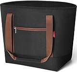LHZK Large Cooler Bags Insulated Grocery Bags with Thermal Foam Insulation Reusable Grocery Bag Tran
