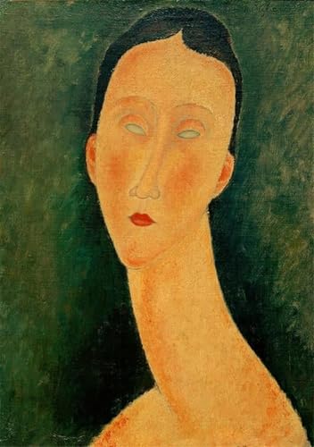 Graffiti Art Mural Modigliani tableau moderne portrait de femme pour sublimer un mur blanc 60x90