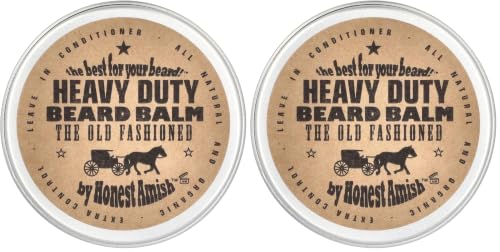 Honest Amish - Heavy Duty Beard Balm - 2 Ounce - Beard Conditioner (Pack of 2) image 4