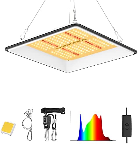 KOSCHEAL KT600 LED Grow Light Use with Yield LEDs Sunlike Full Sp...