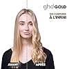 ghd - Lisseur ghd Gold - Fer à lisser professionnel (Noir) - Des cheveux plus lisses et 65% plus brillants - Lissez, ondulez vos cheveux grâce à son design arrondi - Idéal pour tous types de cheveux