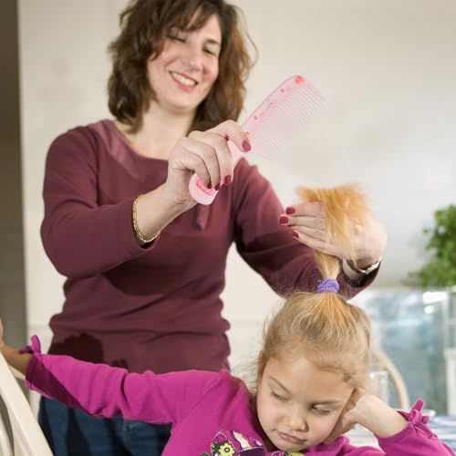 2 Peines de Plástico para Niñas Color Rosa miniatura 6