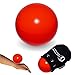 Produktbild Praxis Kontakt Jonglierball (Rot) 80mm (L) Jonglierbälle für Kontaktjonglage + Schutzkleidung Fleece gefüttert Reisetasche.