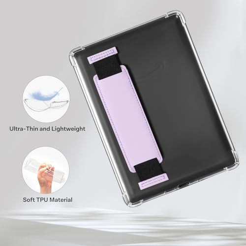 Image of CoBak Hand Strap Clear Case for All-New 7 inch E-Readers - Lightweight, Scratch-Proof Silicone Back Cover