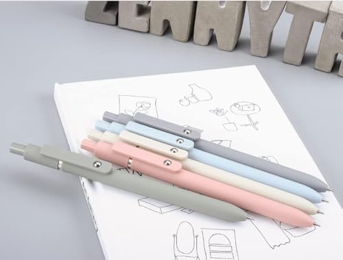 Image of Star Traveler Ballpoint Pens Set - 5PCS Smooth Writing Pens for Journaling, Note-Taking, Office & School, 0.7mm - High-End Stationery Set for Women & Men