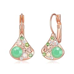 Green Opal+Aurora Borealis Crystal