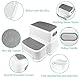 Maxentico Tritthocker Kinder 2 Stufen, Anti-Rutsch Hocker Kinder Bad, Abnehmbar Kinderhocker Badezimmer, Toilettenhocker Kinder, Kindertritt für Waschbecken, Trittleiter Kinder Tritt Tragbare (Grau)