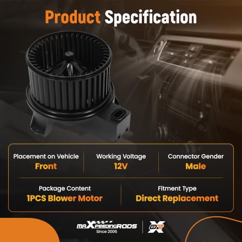 Image of maXpeedingrods PM4085 Rear HVAC Heater Blower Motor Fan for Ford & Lincoln