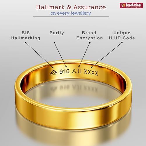 Joyalukkas Women's & Girl's 22K(916) Cyclical Gold Earring - Image 5