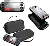 Kit de Accesorios Tuvzylory 3 en 1 para AYN Odin 3, Funda TPU a Prueba de Golpes con Soporte, Bolsa de Almacenamiento EVA y Protector de Pantalla de Vidrio Templado (Negro) 2