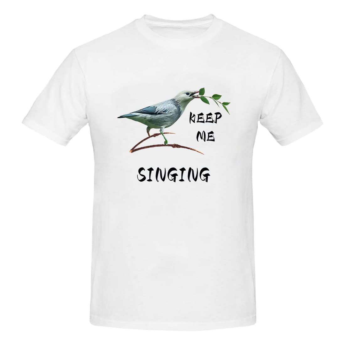 COAOC Customized Men's T-Shirt, Youth Neutral Cotton T-Shirt, Round Neck Short Sleeve T-Shirt