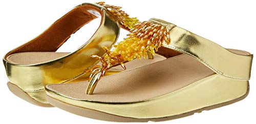 Image of FitFlop Women's Rumba Beaded Toe-Post Sandals
