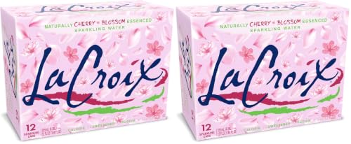 Image of La Croix Sparkling Water, Cherry Blossom, 12 Fl Oz (Pack of 24)