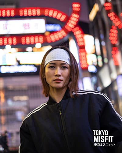 Image of Tokyo Misfit Japanese Headband for Men & Women, Sweat Band (Asanoha-White)