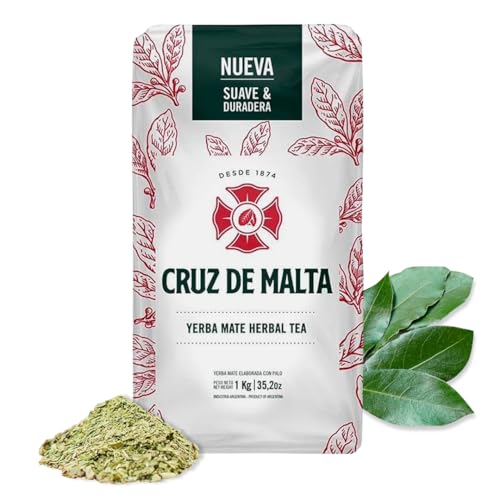 YERBA MATE CRUZ de MALTA 2.2lb, 1 kilo 141 [parallel import]
