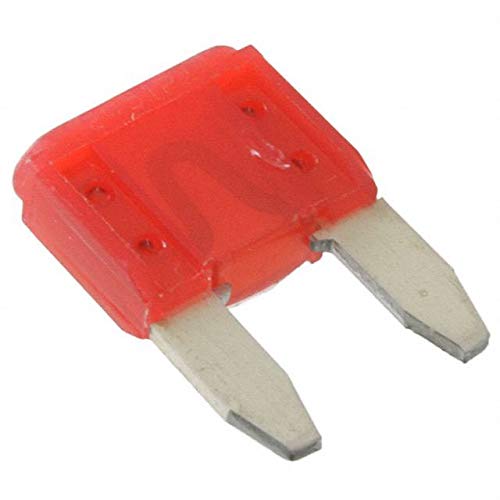 LITTELFUSE 0297010.WXNV 297 Series Fast-Acting 32V 10 A 10.9 x 8.8 mm MINI Red Blade Fuse - 100 item(s)