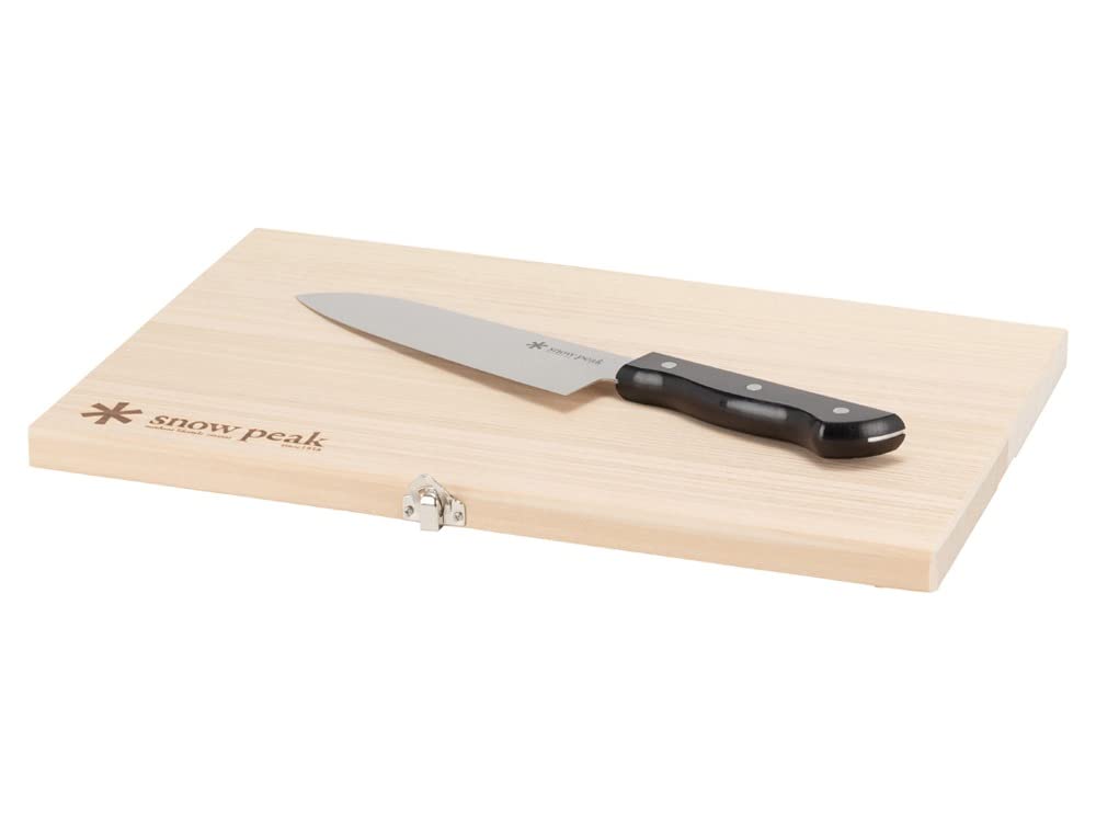 Snow Peak CS-207 Folding Cutting Board Knife Set Camping Outdoor Kitchen