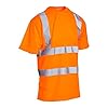 Blackrock Hi-Vis T-Shirt, Rail Spec Orange Hi Vis, High Viz T Shirt, Tshirt for Men, Work PPE, Birdseye Polyester, Breathable, Moisture-Wicking Material, Utility Safety Tops, Size 4XL #4