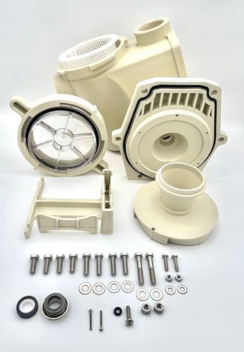 AppaeTech Industries Complete Wet End Replacement Compatible with 0.5-2HP Pentair Pool Pumps 357149, Whisperflo and Intelliflo Pool Pumps (Complete Wet end for .5 to 2 HP)