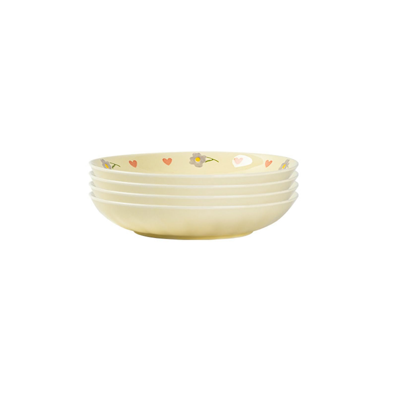 Platos de arroz japoneses de cerámica para el hogar, resistentes a altas temperaturas, exquisitos platos de arroz de 8 pulgadas, 4 [1,68 kg]