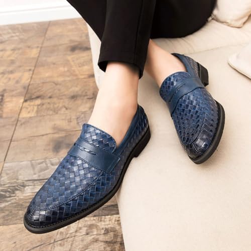 Dress Formal Shoes for Men Top-Grain Leather Vintage On Plain Toe Non Slip Anti-Slip Casual4