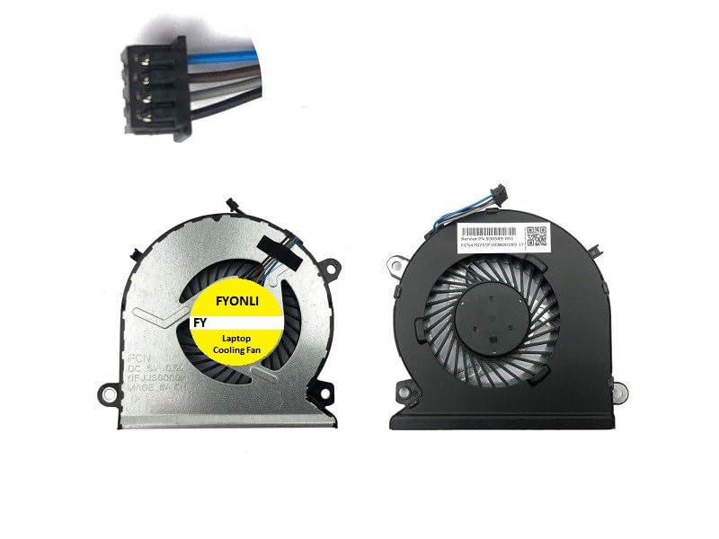 FYONLI New Cooling Fan for HP Pavilion 15-CB Series HP Pavilion Power 5-CB076TX 15-CB000 15-CB035WM 15-CB077CL 15-CB010NR 15-CB012NA 15-CB013NA 15-CB014NA Fan (Single)