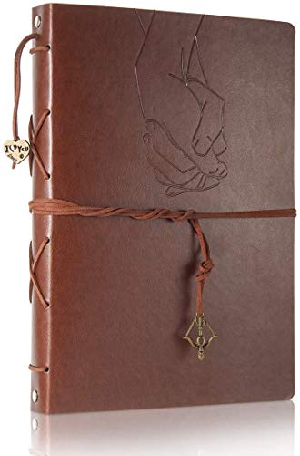 ThxMadam Leather Scaupbook Album 60 Pages Love Memory Photo Album...